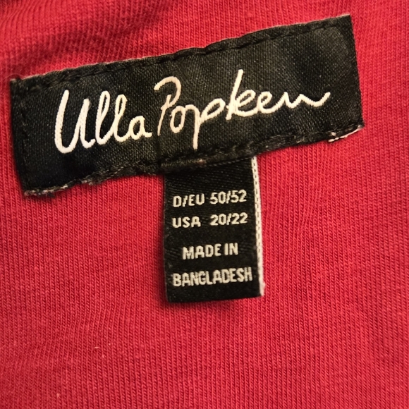🎄Ulla Popken Vibrant Red Top - Picture 3 of 4